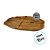 Bandeja Decorativa em Madeira Natural Formato Orgânico - 44x27,5x4cm - 1 unidade - Rizzo - Imagem 3