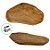 Bandeja Decorativa em Madeira Natural Formato Orgânico - 43x26,5x4cm - 1 unidade - Rizzo - Imagem 2