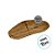 Bandeja Decorativa em Madeira Natural Formato Orgânico - 43x26,5x4cm - 1 unidade - Rizzo - Imagem 3