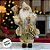 Papai Noel Decorativo em Pé com Saco de Presentes e Enfeite - Dourado - 30cm - 1 unidade - Rizzo - Imagem 8