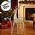 Enfeite Decorativo de Natal - Rena de Metal Gigante com Led - Ouro- Ouro - 270x66x138cm - 1 unidade - Cromus - Rizzo - Imagem 4