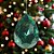 Enfeite Decorativo Para Pendurar de Natal - Joia Gota Verde Escuro - 14,5x10x6cm - 1 unidade - Cromus - Rizzo - Imagem 1