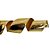 Fita Aramada Decorativa de Natal - Ouro - 6,3cmx9,14m - 1 unidade - Cromus - Rizzo - Imagem 1