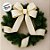 Fita Aramada Decorativa de Natal - Branco com Poá Ouro - 6,3cmx9,14m - 1 unidade - Cromus - Rizzo - Imagem 3