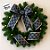 Fita Aramada Decorativa de Natal - Xadrez Azul e Ouro - 6,3cmx9,14m - 1 unidade - Cromus - Rizzo - Imagem 3