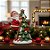 Enfeite De Natal em Resina - Noel Na Árvore De Natal Com LED -  22,5x12cm - 1 unidade - Rizzo - Imagem 1