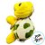 Chaveiro de Pelúcia Tartaruga - Amarelo - 5x8x4cm - 1 unidade - Rizzo - Imagem 3