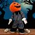 Pelúcia de Halloween com Som e Movimento - Abóbora Halloween Dançarina - 16x33x13cm - 1 unidade - Rizzo - Imagem 1