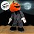 Pelúcia de Halloween com Som e Movimento - Abóbora Halloween Dançarina - 16x33x13cm - 1 unidade - Rizzo - Imagem 5