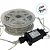 Cordão de LED Pisca Pisca Blindado Luz Branco Quente com Fio Transparente 1000 Leds de 8 Funções -  Bivolt - 100m - 1 un - Imagem 3
