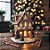 Enfeite De Natal em Resina - Casa De Ginger Bread Com LED - 21x14,5x13cm - 1 unidade - Cromus - Rizzo - Imagem 1