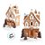 Enfeite De Natal em Resina - Casa De Ginger Bread Com LED - 21x14,5x13cm - 1 unidade - Cromus - Rizzo - Imagem 2