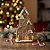 Enfeite De Natal em Resina - Vila Natalina De Ginger Bread - 21x10,5x4cm - 1 unidade - Cromus - Rizzo - Imagem 1