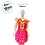 Vestido de Festa Junina Colorido - Bonequinha - Laranja e Rosa - G - 1 unidade - Rizzo - Imagem 6