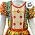 Vestido de Festa Junina Colorido - Fofurinha - Verde e Amarelo Florido - GG - 1 unidade - Rizzo - Imagem 3