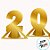 Decoração de Mesa - Ano Novo 2026 - 18x19,5x4cm - 4 unidades - Regina - Rizzo - Imagem 2