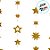 Cortina Decorativa Metalizada Holográfica - Estrelas Dourada - 1 unidade - Regina - Rizzo - Imagem 2