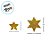 Cortina Decorativa Metalizada Holográfica - Estrelas Dourada - 1 unidade - Regina - Rizzo - Imagem 3