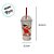 Copo Shake Para Colorir Turma da Monica - Monica - 500ml  - 1 unidade - Plasútil - Rizzo - Imagem 2