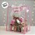 Sacola Transparente Fosca Pvc Alça Plana Rosa Claro - 30x23x15cm - 10 unidades - 10 unidades - Cromus - Rizzo - Imagem 4