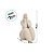 Escultura Mulher Refletindo em Poliresina - Off White - 19,5x10,5x11cm - 1 unidade - Rizzo - Imagem 3