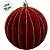 Bolas de Natal em Tubo - Borgonha Dourado - 10cm - 4 unidades - Cromus - Rizzo - Imagem 2