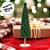 Enfeite Decorativo de Natal - Pinheiro com Estrela Base Dourada - 23,5x7cm - 1 unidade - Cromus - Rizzo - Imagem 5
