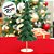 Enfeite Decorativo de Natal - Pinheiro Verde Base Dourada - 30x12,5cm - 1 unidade - Cromus - Rizzo - Imagem 4