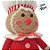 Peso de Porta Boneco Gingerbread - Chápeu Branco - 15x9x26cm - 1 unidade - Cromus - Rizzo - Imagem 2
