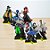 Decoração de Mesa - Beyblade X - 13x22x9cm - 6 unidades - Regina - Rizzo - Imagem 1