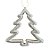 Enfeite Para Pendurar de Natal - Ouro - 17,5x16,5cm - 1 unidade - Cromus - Rizzo - Imagem 1