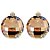 Bolas de Natal - Globo Disco Espelhado Ouro - 10x10cm  - 4 unidades - Cromus - Rizzo - Imagem 1