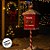 Enfeite Decorativo de Natal - Caixa de Correios Metal Vermelho/Branco - 1,17m - 1 unidade - Cromus - Rizzo - Imagem 4
