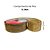 Fita Decorativa - Natural Bege Lisa - 3,8x914cm - 1 unidade - Rizzo - Imagem 3