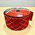 Fita Decorativa - Vermelho com Traços Dourados - 6,3x914cm - 1 unidade - Rizzo - Imagem 1