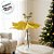Poinsétia Decorativa - Veludo Dourado Com Glitter - 26cm - 1 unidade - Rizzo - Imagem 4