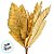 Poinsétia Decorativa - Veludo Dourado Com Glitter - 34cm - 1 unidade - Rizzo - Imagem 3