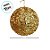 Bolas de Natal em Tubo - Ouro com Lantejoulas - 10cm - 3 unidades - Rizzo - Imagem 3