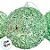 Bolas de Natal em Tubo - Verde com Pedrinhas - 10cm - 3 unidades - Rizzo - Imagem 2