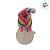 Enfeite Decorativo de Natal com Luz - Boneco de Neve com Cachecol - Rosa/Azul/Branco/Amarelo - 18cm - 1 unidade - Rizzo - Imagem 4