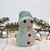 Enfeite Decorativo de Natal com Luz - Boneco de Neve com Cachecol - Azul - 18cm - 1 unidade - Rizzo - Imagem 1