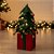 Enfeite Decorativo De Natal Com LED - Árvore Sobre Caixa De Presente - 90cm - 1 unidade - Rizzo - Imagem 1