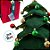 Enfeite Decorativo De Natal Com LED - Árvore Sobre Caixa De Presente - 90cm - 1 unidade - Rizzo - Imagem 2
