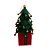 Enfeite Decorativo De Natal Com LED - Árvore Sobre Caixa De Presente - 90cm - 1 unidade - Rizzo - Imagem 4