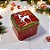 Lata de Metal de Natal - Rena - 7,5x7x6cm - 1 unidade - Rizzo - Imagem 1