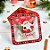 Lata De Metal De Natal Com Visor - Santa - 15x15x5cm - 1 unidade - Rizzo - Imagem 1