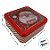 Lata De Metal De Natal Com Visor - Merry Christmas - 15x15x5cm - 1 unidade - Rizzo - Imagem 5