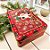 Lata De Metal De Natal Com Visor - Santa - 19x13x5,7cm - 1 unidade - Rizzo - Imagem 1