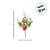Galho Decorativo de Natal - Folhas com Fruta Grande - 29x15,5x7cm - 1 unidade - Cromus - Rizzo - Imagem 3