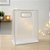 Sacola Transparente Fosca Pvc Alça Plana Branco -  27x21x11cm - 12 unidades - Rizzo - Imagem 1
